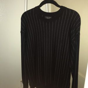 Zara Black Striped Sweater